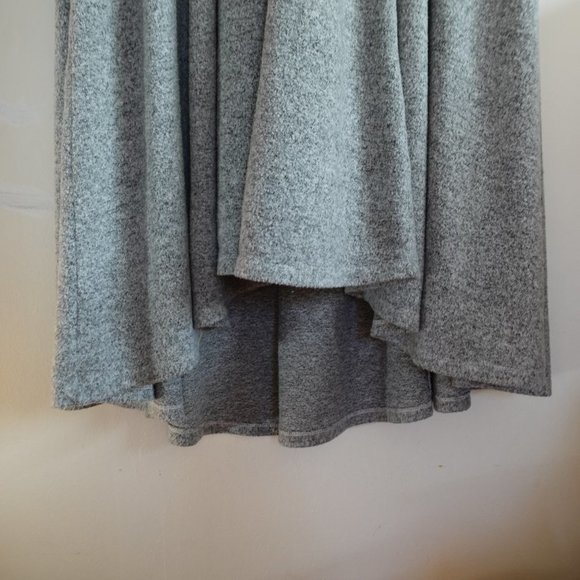 TORRID 3X SUPER SOFT PLUSH LIGHT GREY SURPLICE SKATER DRESS - Picture 9 of 12